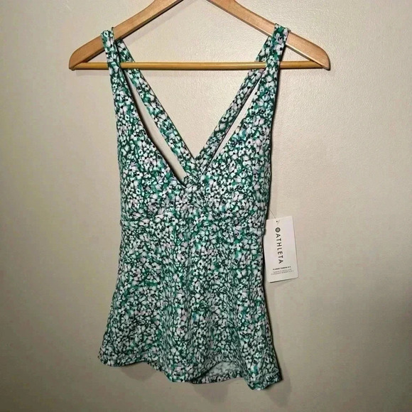 NWT  ATHLETA PLUNGE TANKINI S - Picture 2 of 5